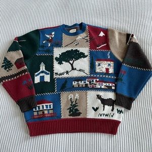 Aime Leon Dore - Village Patchwork Sweater - Large